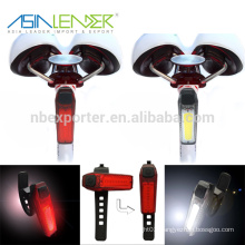 BT-4916 Easy To Install Without Tools Rechargeable COB USB Bike Tail Light